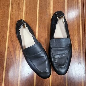 Black leather loafers Everlane